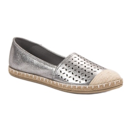 New Tlck Espadrillas Glitter grigio 1