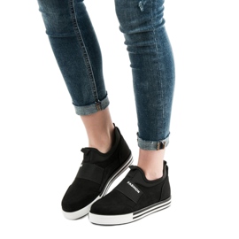SHELOVET Scarpe da ginnastica senza lacci nero 1