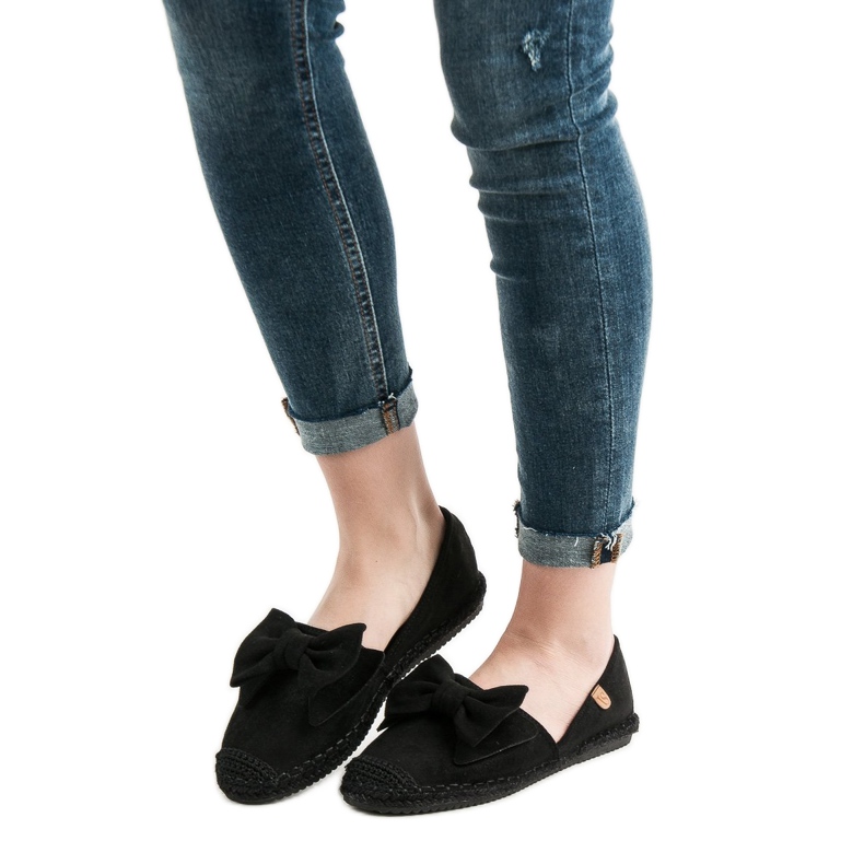 Espadrillas Con Fiocco VICES nero 2