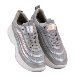 SHELOVET Scarpe Da Ginnastica Sulla Piattaforma grigio 1