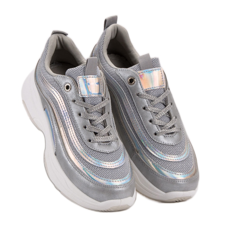 SHELOVET Scarpe Da Ginnastica Sulla Piattaforma grigio 1