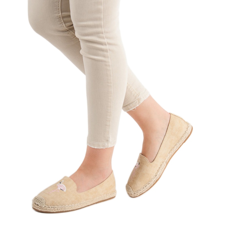 Espadrillas Con Fenicottero VICES marrone 2