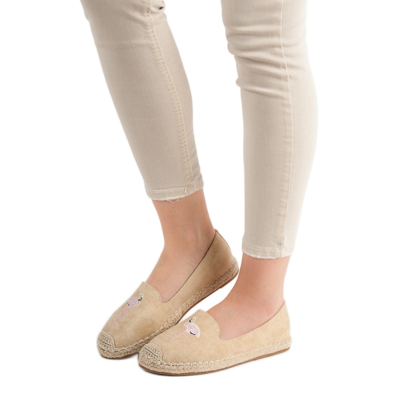 Espadrillas Con Fenicottero VICES marrone 1