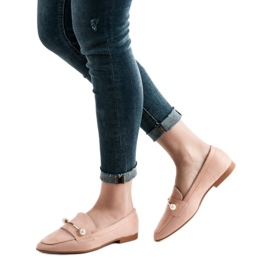 Mocassini VICES in camoscio rosa 2
