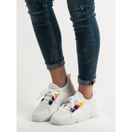 Renda Scarpe sportive slip-on bianca 2