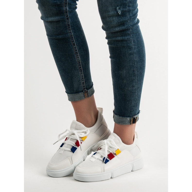 Renda Scarpe sportive slip-on bianca 2