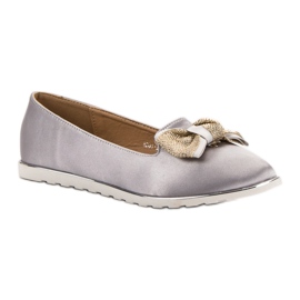 SHELOVET Signori di raso grigio 1