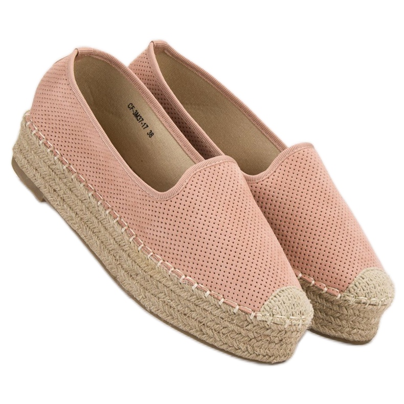 Best Shoes Lordsy sulla piattaforma rosa 1