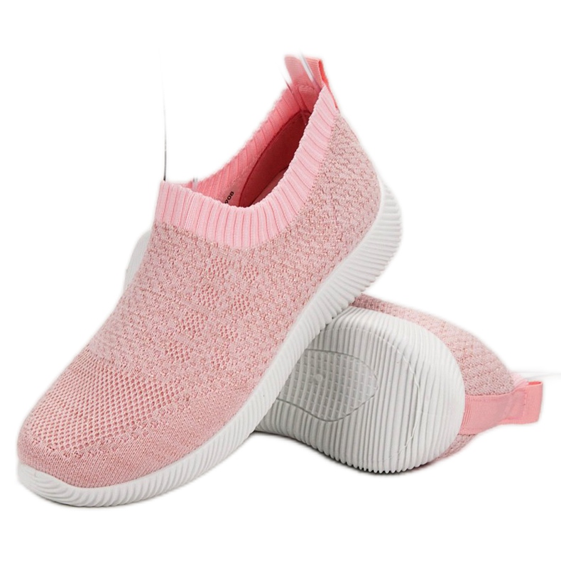 SHELOVET Calzature sportive in tessuto rosa 1