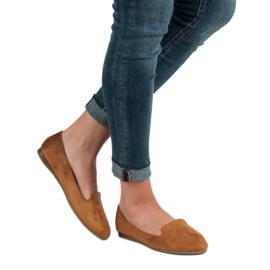 SHELOVET Signori in pelle scamosciata marrone 2
