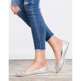 SHELOVET Ballerine casual grigio 1