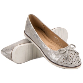 SHELOVET Ballerine casual grigio 2