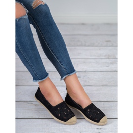 VICES Espadrillas in camoscio nero 2