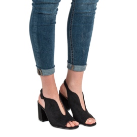 Milaya Sandali costruiti nero 1