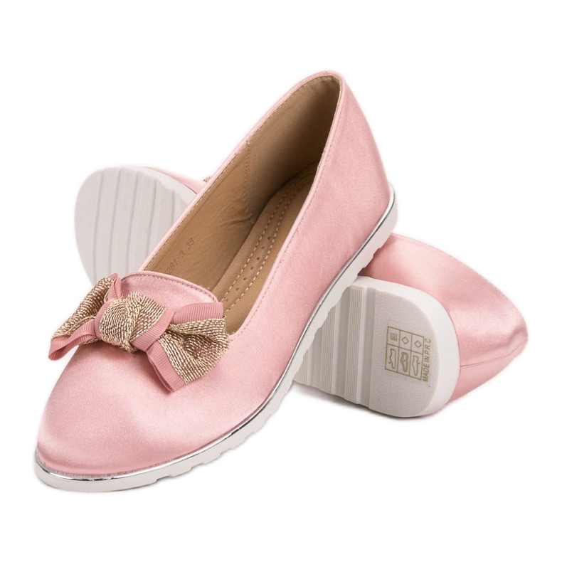 SHELOVET Signori di raso rosa 1