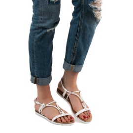 SHELOVET Sandali bianchi bianco 1