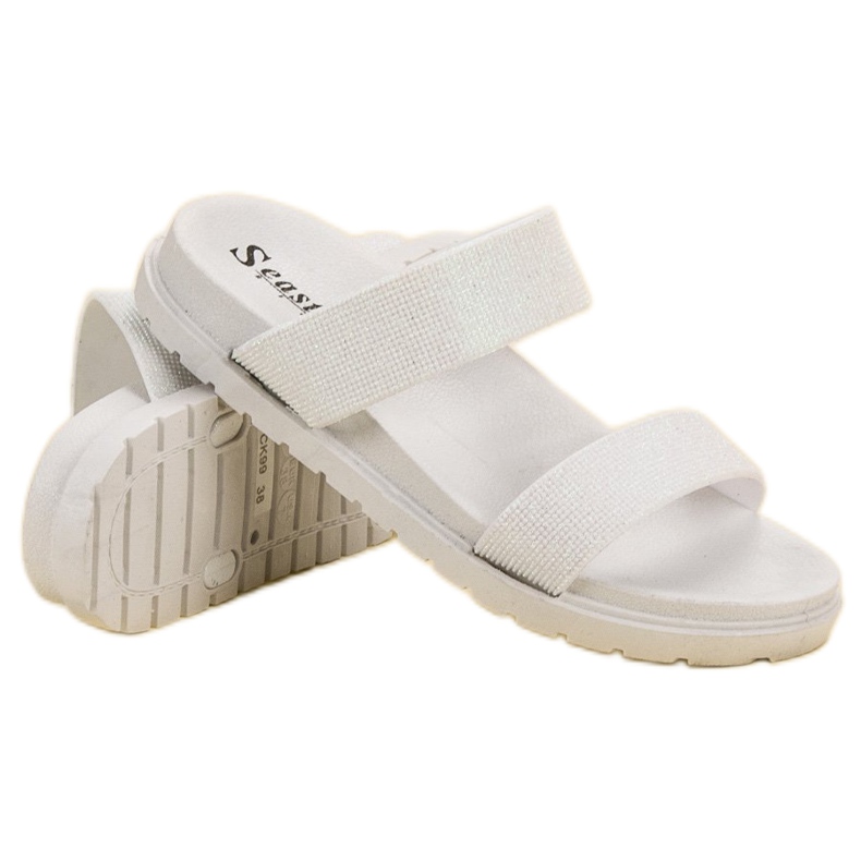 Seastar Pantofole lucide bianca 2