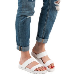 Seastar Pantofole lucide bianca 1