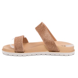 Seastar Pantofole lucide giallo 1