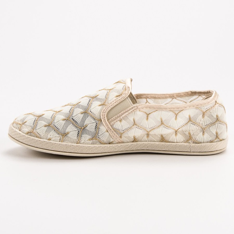 Slip in pizzo VICES marrone 1