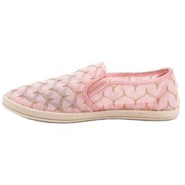 Slip in pizzo VICES rosa 1