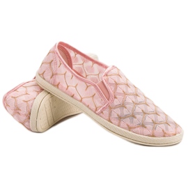 Slip in pizzo VICES rosa 2