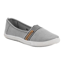 Comodi VICES Slipony bianco nero 1