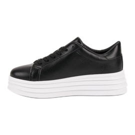 SHELOVET Scarpe sportive nere nero 1