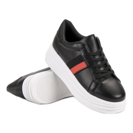 SHELOVET Scarpe sportive nere nero 2