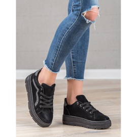 SHELOVET Scarpe da ginnastica nere nero 2
