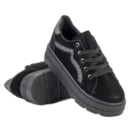 SHELOVET Scarpe da ginnastica nere nero 1