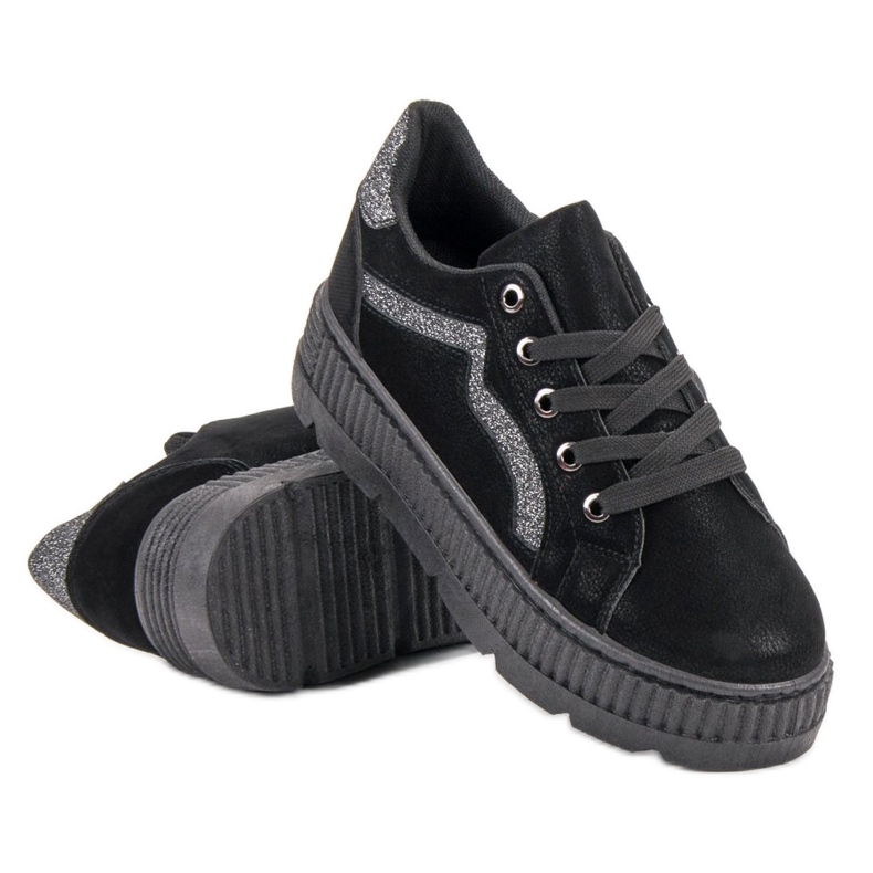 SHELOVET Scarpe da ginnastica nere nero 1