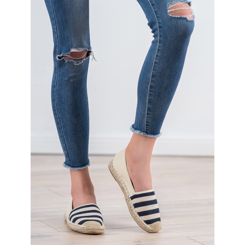 BELLAMILA Espadrillas a righe marrone 2