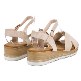 Bello Star Sandali in camoscio marrone 1