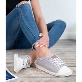 SHELOVET Espadrillas con lacci giallo 2