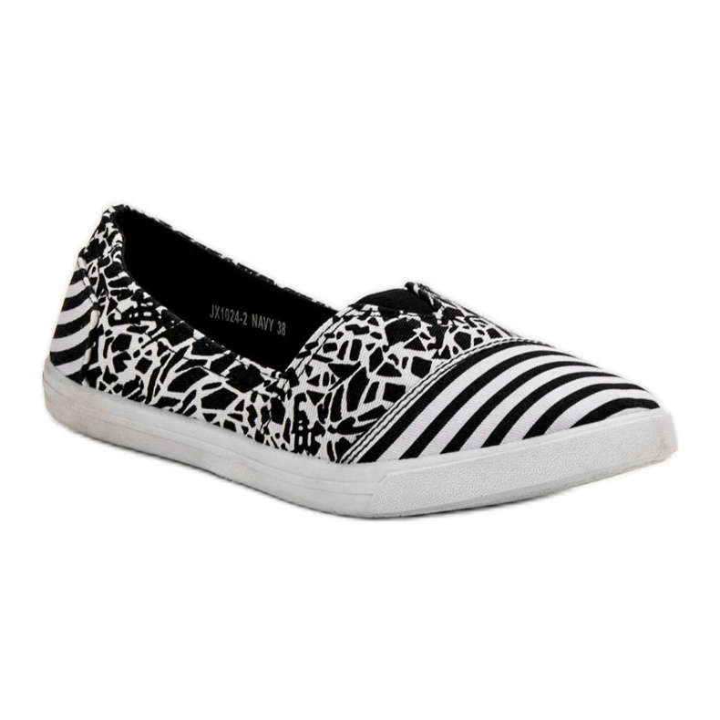 Sweet Shoes Slipon Con Motivo bianca nero 1