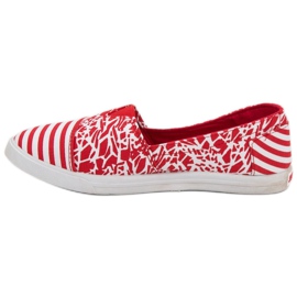 Sweet Shoes Slipon Con Motivo bianco rosso 2