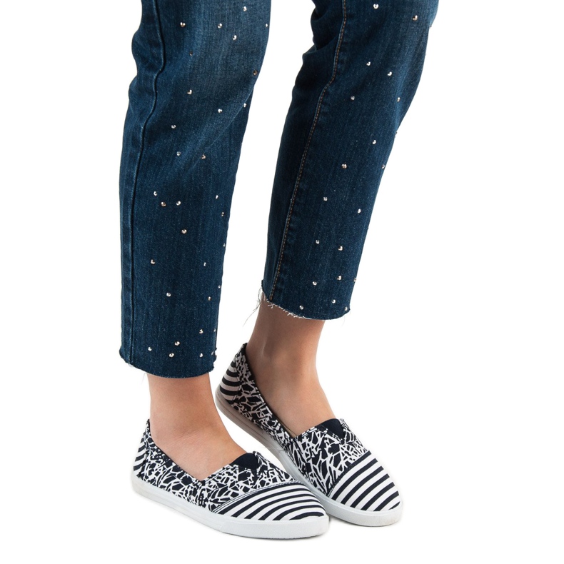 Sweet Shoes Slipon Con Motivo blu navy 2