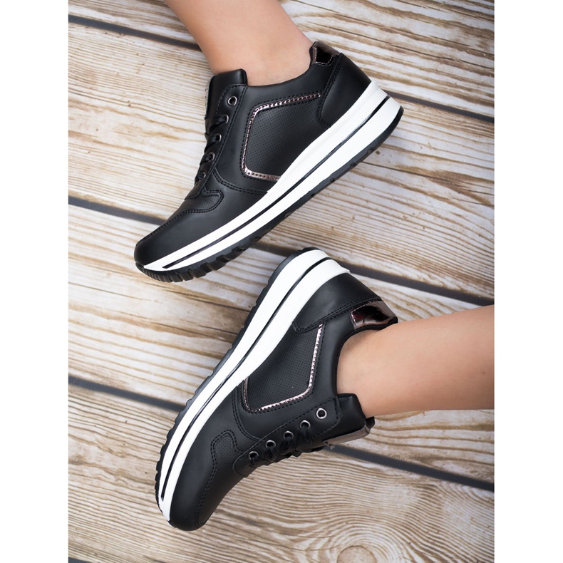 SHELOVET Scarpe sportive nere nero 2