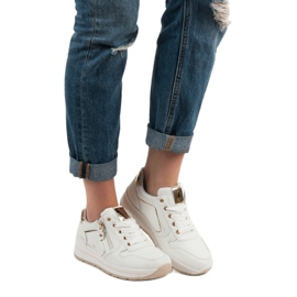 SHELOVET Scarpe sportive bianche bianco 1