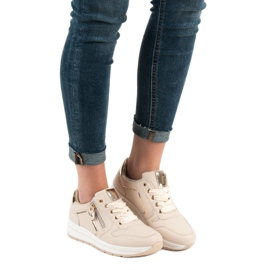 SHELOVET Scarpe sportive beige 2