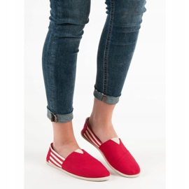 SHELOVET Comode scarpe da ginnastica slip-on rosso 2