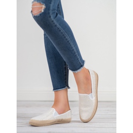 SHELOVET Espadrillas bianche bianca 1