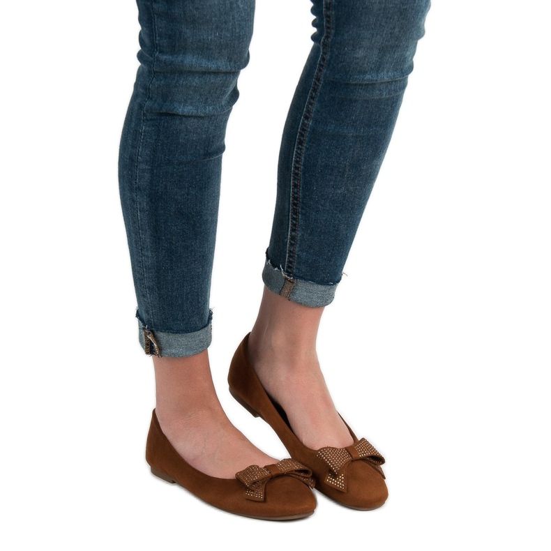 Best Shoes Ballerine cammello marrone 1