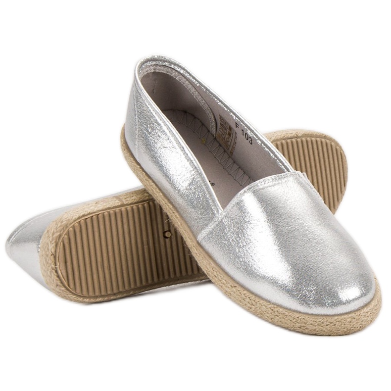 SHELOVET Slip lucidi grigio 1