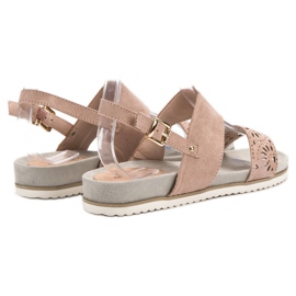 Evento Sandali traforati cipria rosa 1