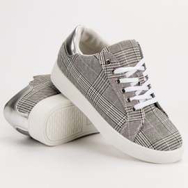 Evento Scarpe sportive a scacchi grigio 2