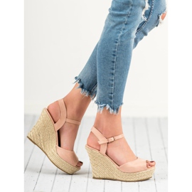 Sandali cipria rosa 2