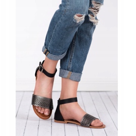 Evento Sandali traforati nero 2