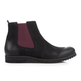 Vinceza Stivali Jodhpur in pelle nero 2